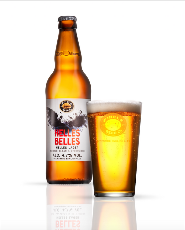 Helles Belles Pilsner lager (Alc 4.7%) 500ml 12 bottle case