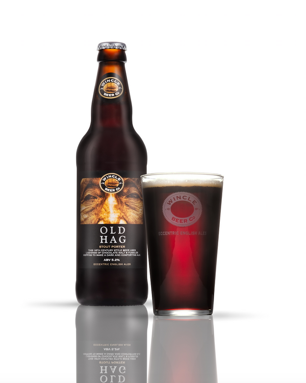 Old Hag Stout (Alc.5.2% ) 500ml 12 bottle case